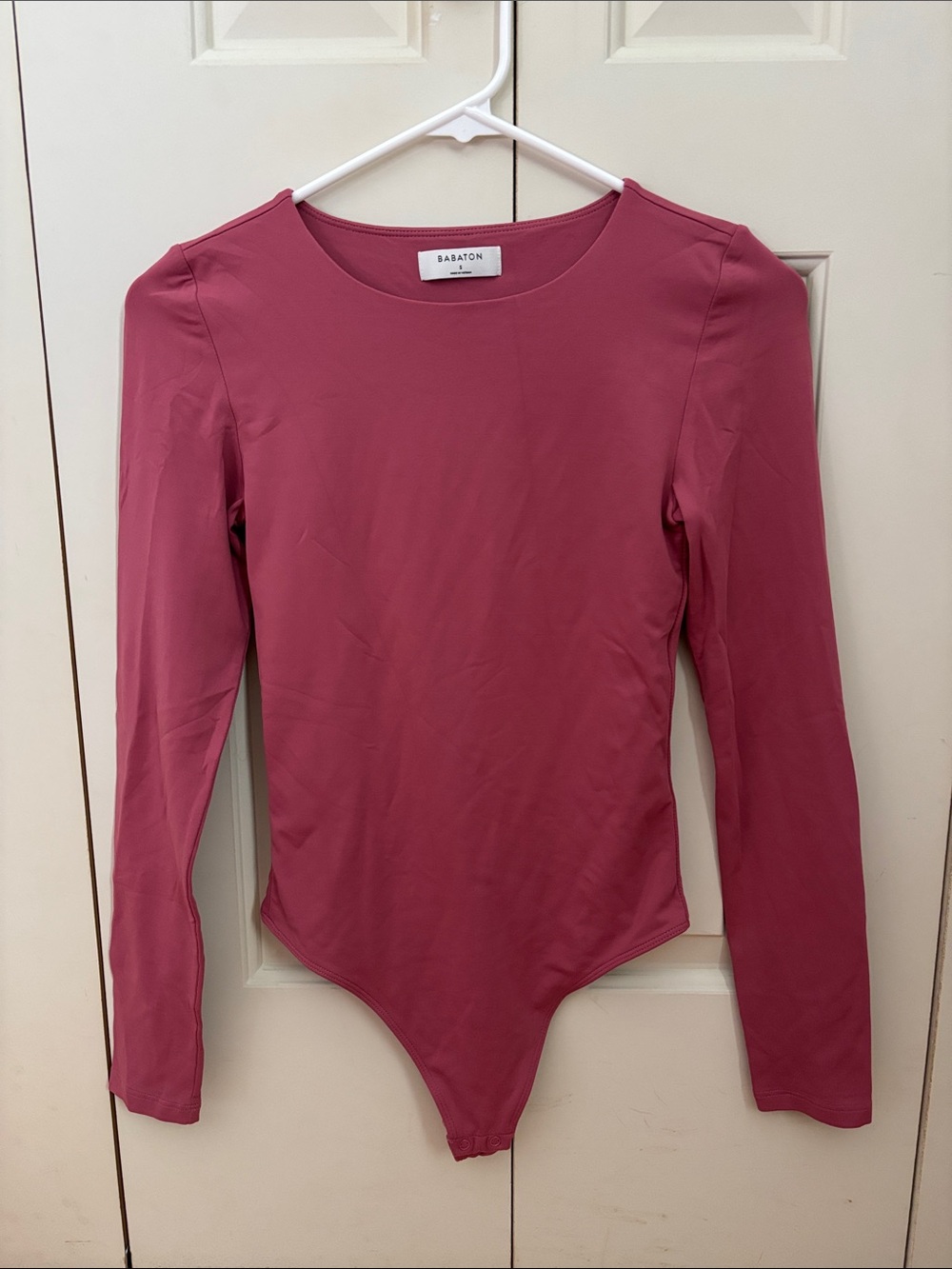 Babaton Dusty Rose Long-Sleeve Bodysuit